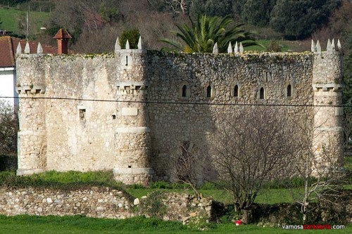 Castillo de Agüero con cable