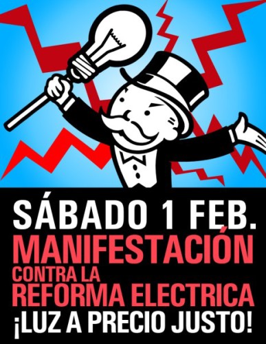 Manifestacion el 1 de febrero