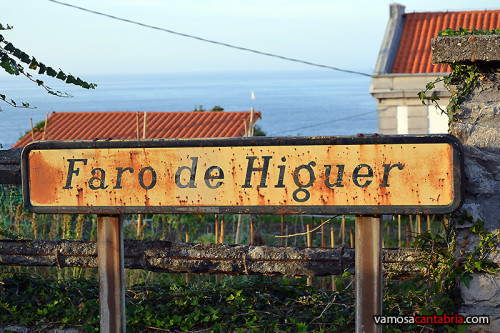 Cartel del Faro de Higuer