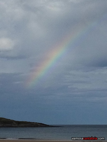 Medio arco iris en Cabo Menor II